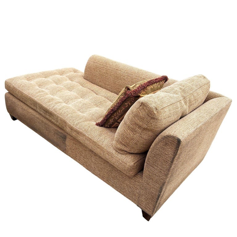 Vintage Tufted Dunkirk Right Arm Chaise Lounge - 3
