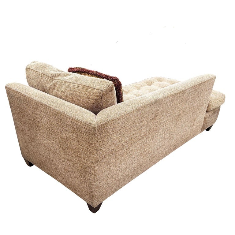 Vintage Tufted Dunkirk Right Arm Chaise Lounge - 5