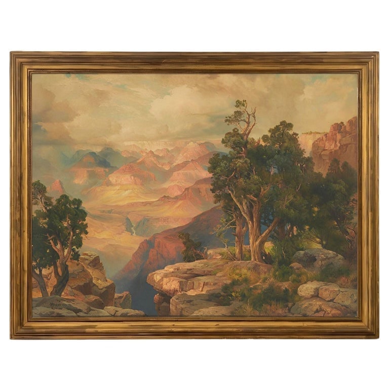 The Grand Canyon of Arizona, from Hermit Rim Road 1913 Print by Thomas Moran (1 of 8)