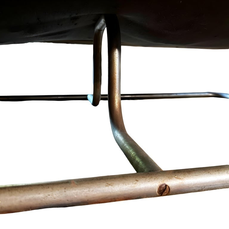 Art Deco "Steamer" Chromed Steel and Velvet Lounge/Daybed by Kem Weber for Lloyd - 7