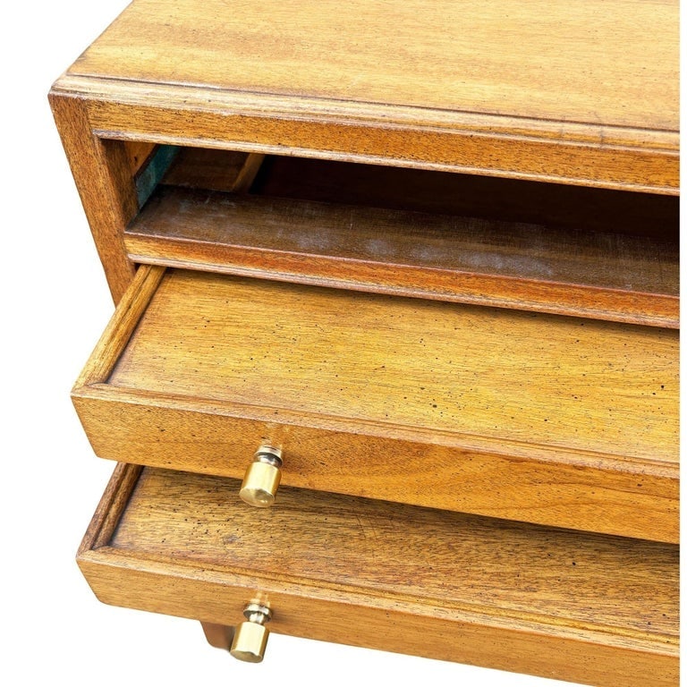 Rare MCM Danish Modern Mahogany Chest of 4 Side Table Stands by Frits Henningsen - 6