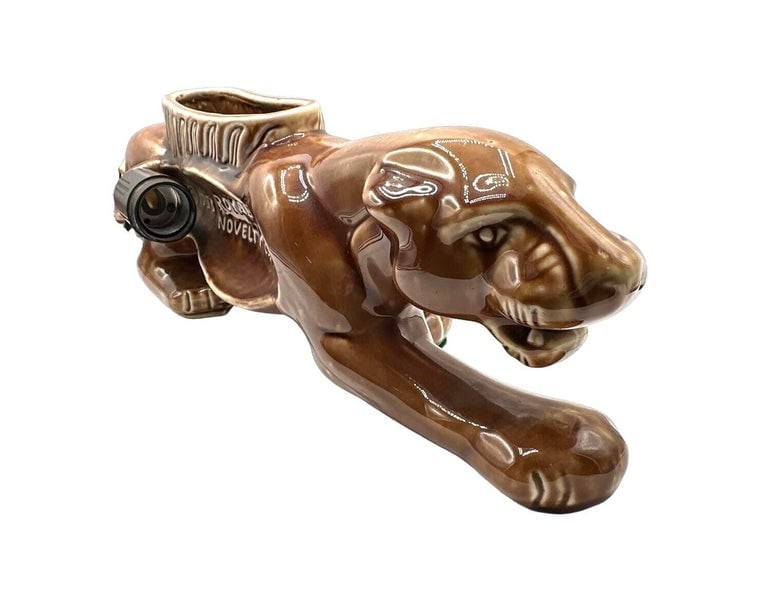 Mid-Century Stalking Panther Statue T.V. Lamp by Royal China and Novelty Co - 2