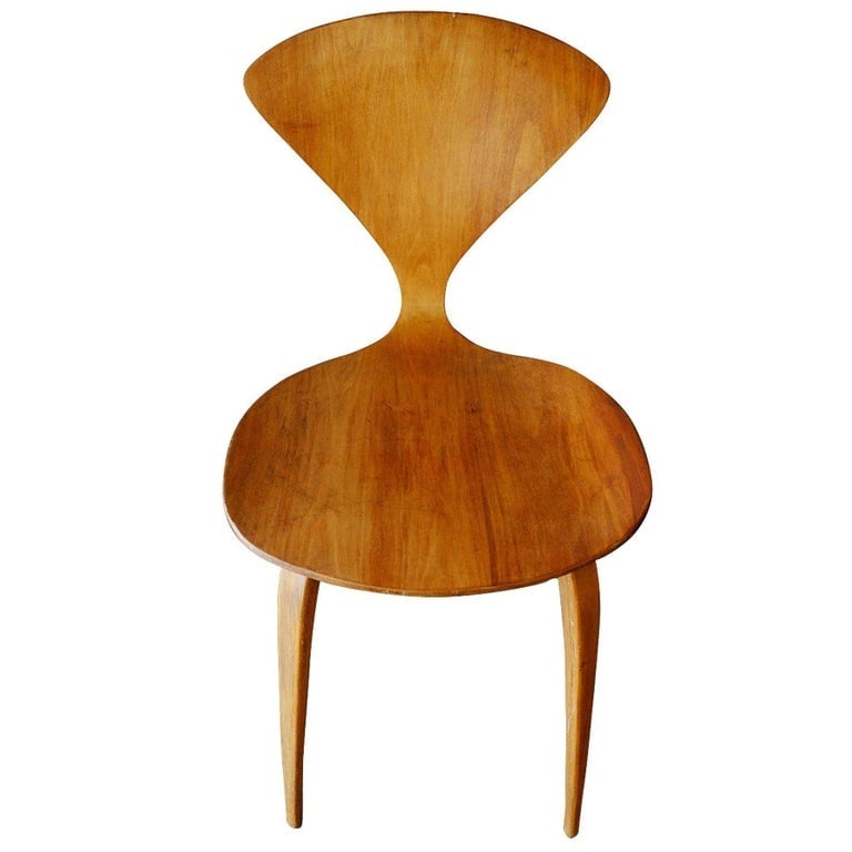 MCM Sculptural Bent Walnut Dining Chairs by Norman Cherner for Plycraft Set of 4 - 7