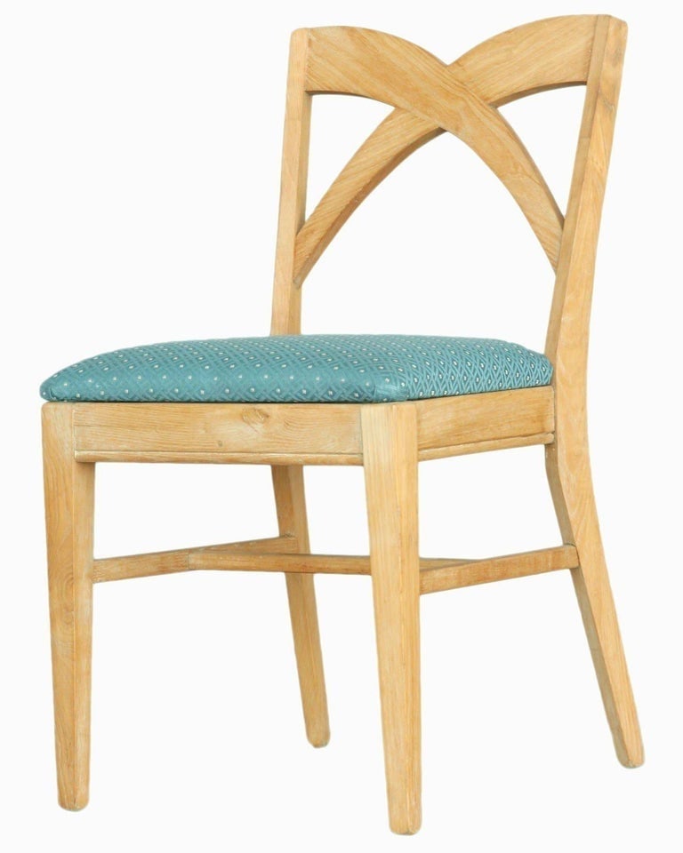 Mid-century Blond Birch Dining Chair by Paul Frankl for Brown Saltman, Set of 10 - 2