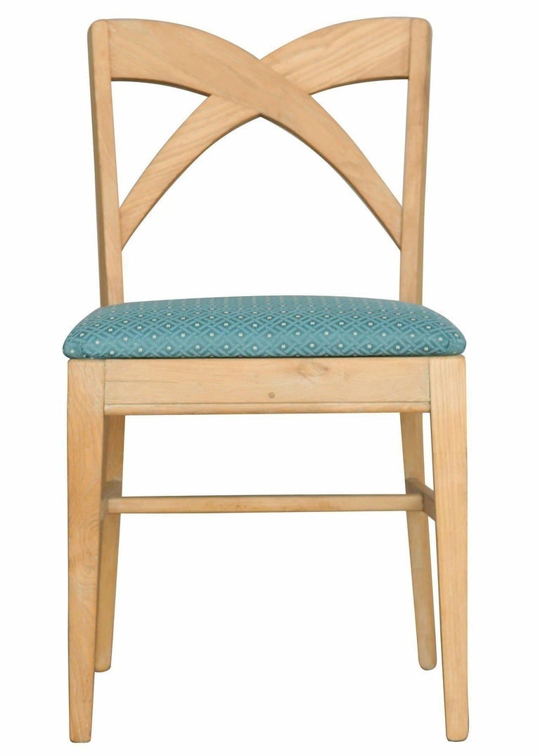 Mid-century Blond Birch Dining Chair by Paul Frankl for Brown Saltman, Set of 10 - 3