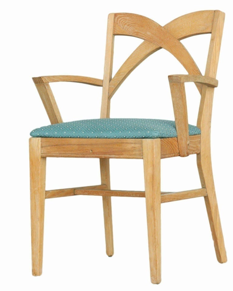 Mid-century Blond Birch Dining Chair by Paul Frankl for Brown Saltman, Set of 10 - 7
