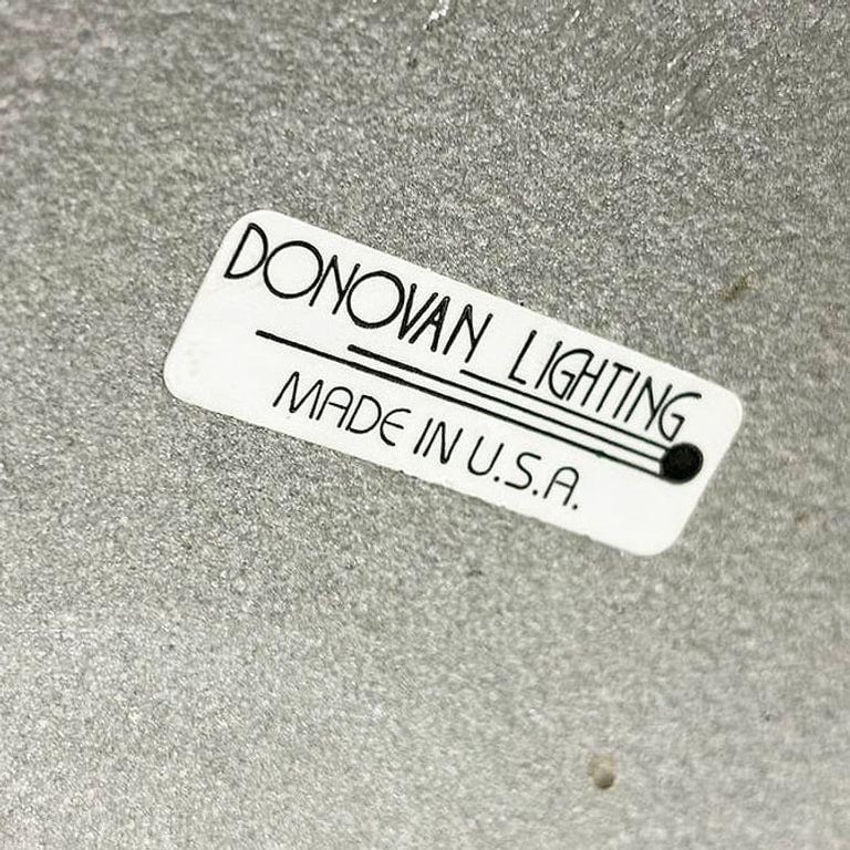 1980s "Metro 1800" Spun Aluminum Wall Sconce by Donovan Lighting, 2 Available - 5