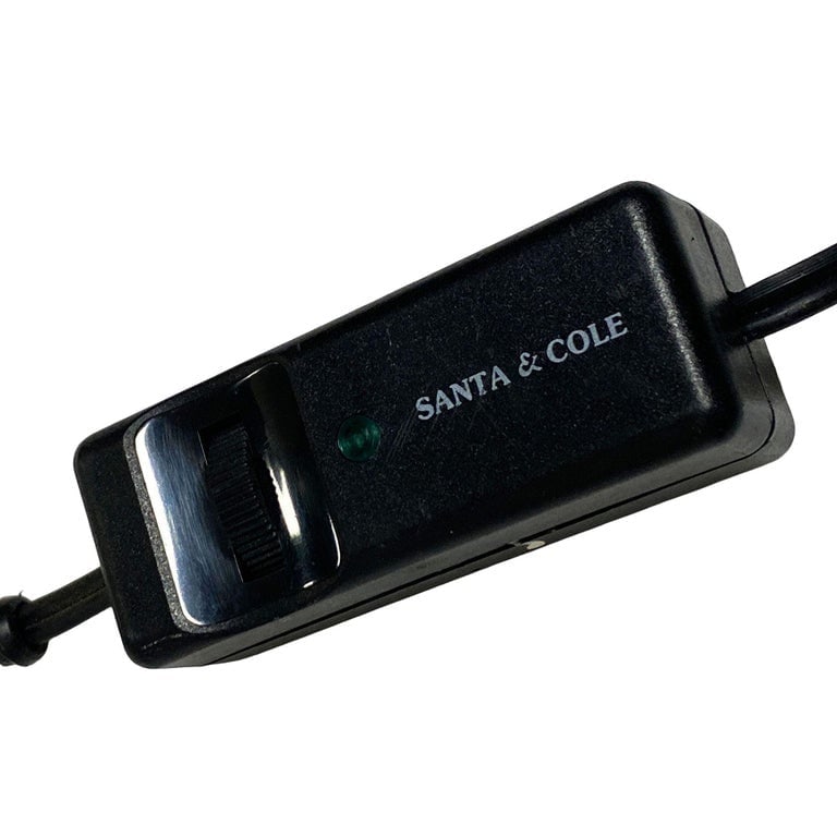 Brass Bsica M2 Table Dimmer Lamp by Santiago Roqueta For Santa and Cole w/ Shade - 10