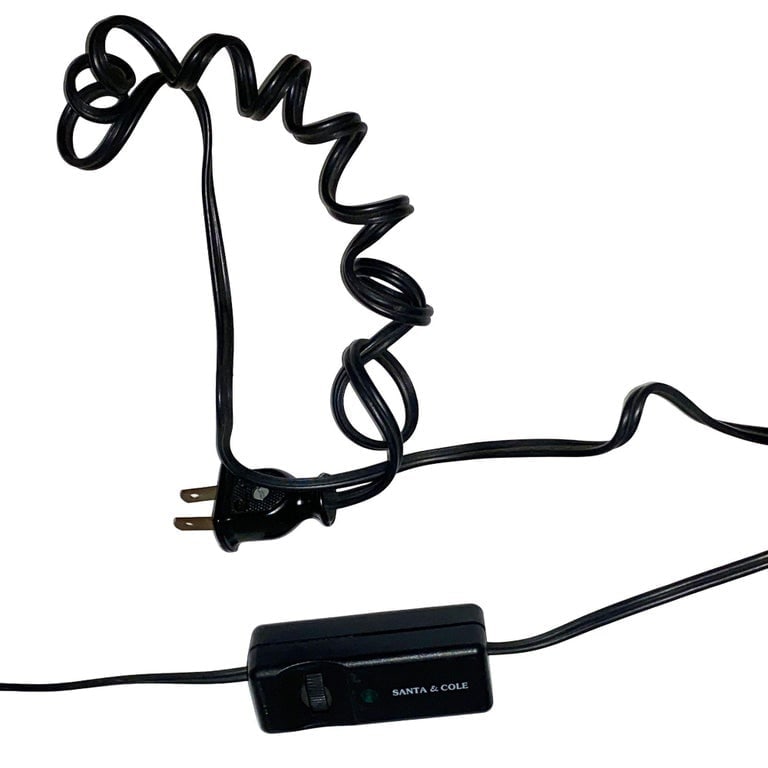 Nickel Bsica M2 Table Dimmer Lamp by Santiago Roqueta For Santa and Cole w/ Shade - 11