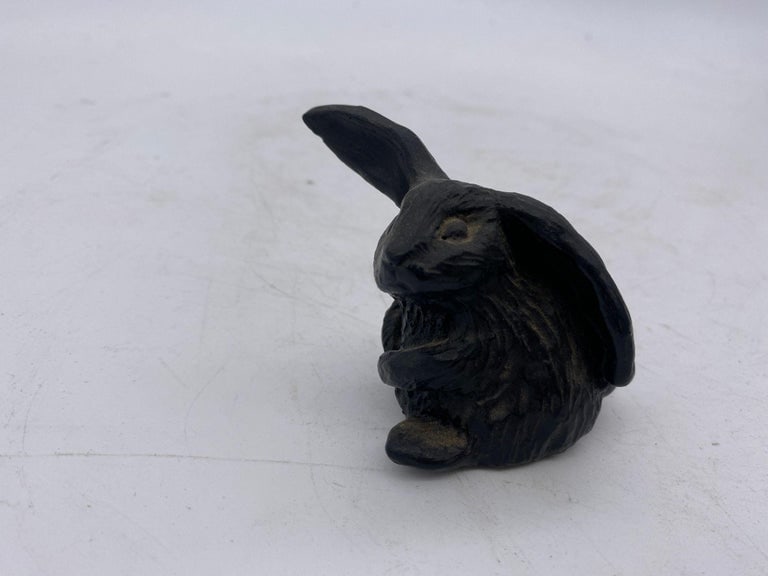 Magician Silver Bunny in a Hat Rabbit Figural Collection - 7