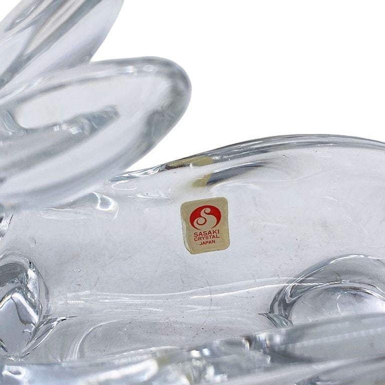 Set of 11 Rare Modernist Glass and Lucite Bunny Rabbit Figural Collection - 14