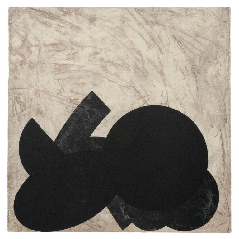 Guy Dill " Untitled" Post Modern Lithograph Print Limited 1 of 250 Signed: The California Heritage Museum is pleased to present a limited edition, signed and numbered lithography by world-renowned artist Guy Dill, published in 1997 on 100% rag paper, measuring 25? x 25?. The