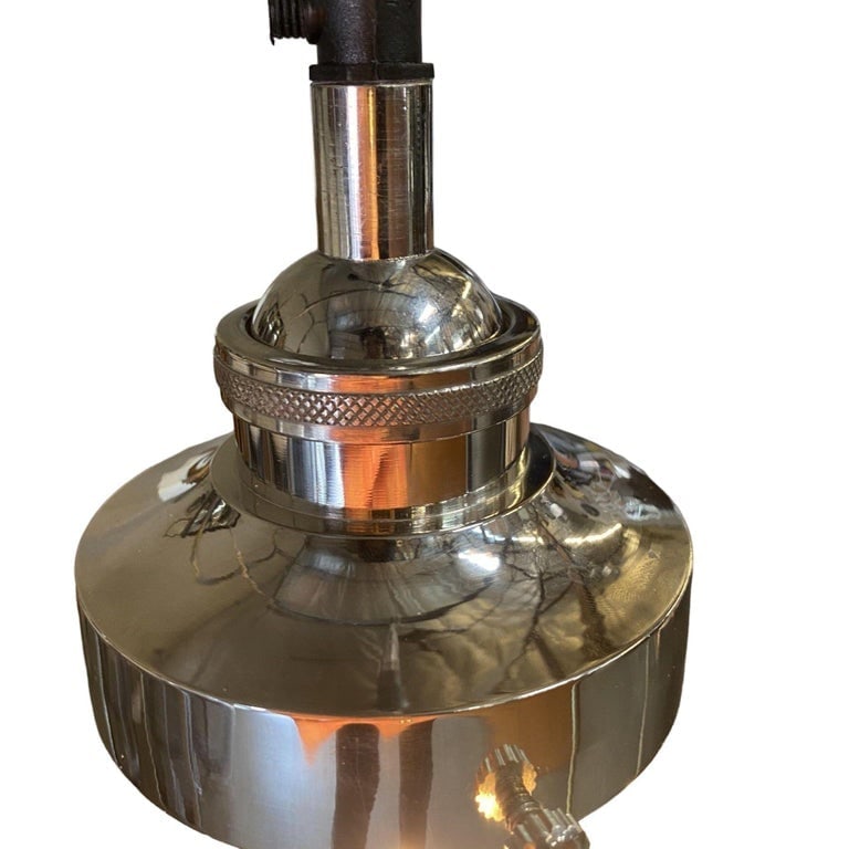 Industrial Aluminum Brushed Clear Glass Ceiling Pendant Light - 6