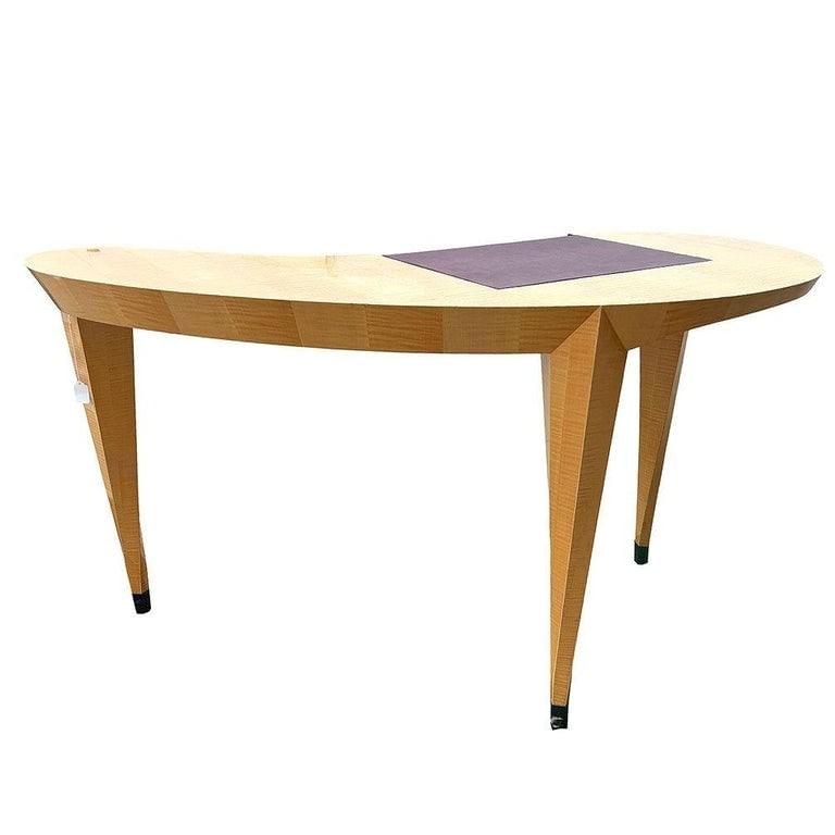 Dakota Jackson "Arabesque" Sculpted Sycamore Wood Writing Desk - 3