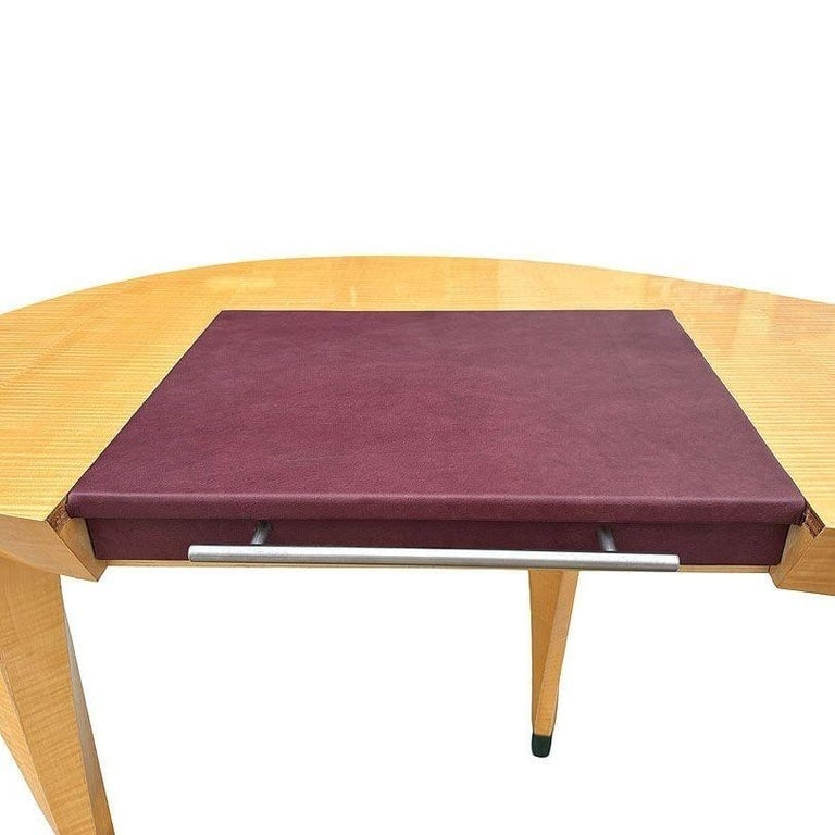 Dakota Jackson "Arabesque" Sculpted Sycamore Wood Writing Desk - 7