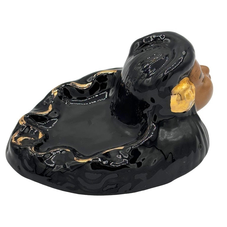 Mid-century Califoria Pottery Hula Girl Ashtray by Kaye of Hollywood - 6