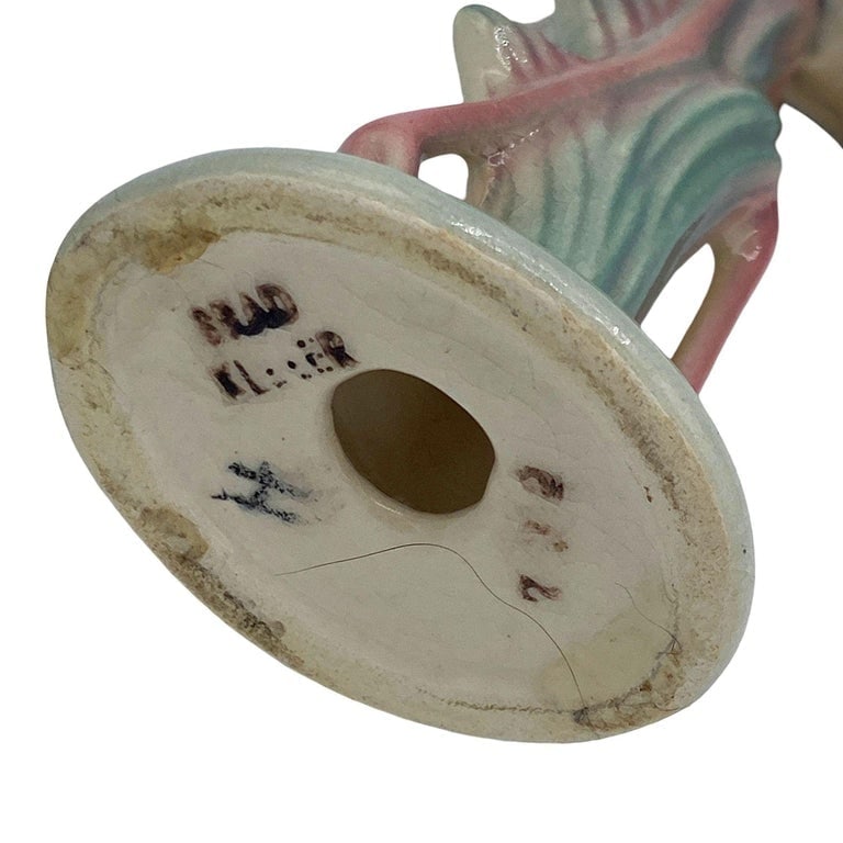 Mid-century Standing Tall Pink Flamingo Ceramic Tabletop Sculpture Brad Keeler - 7