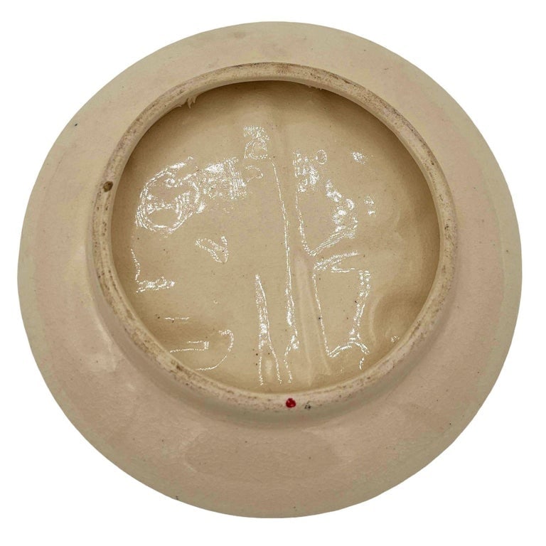 Mid-century Florida Flamingo Round Decrotive 3d Sculptural Wall Plate - 6