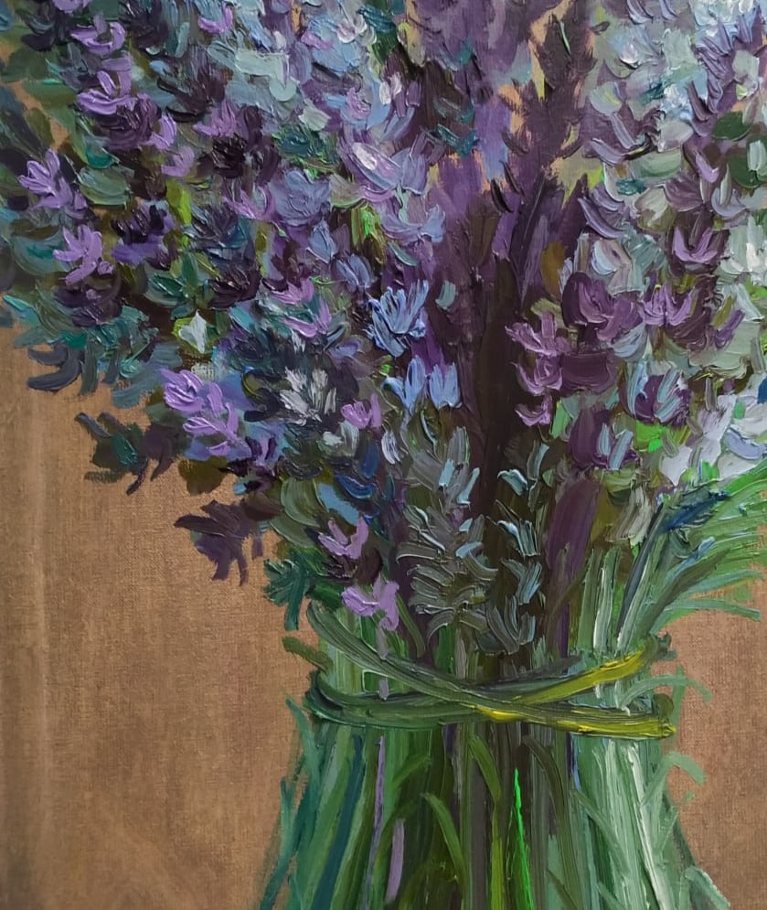 Oil painting Lavender Nina L - 9