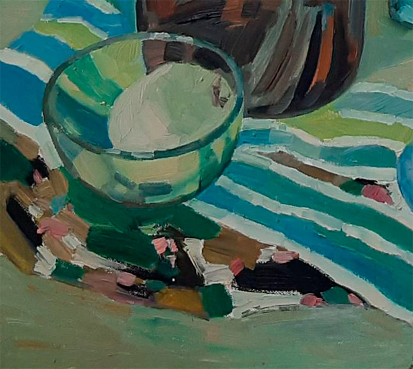 Abstract Oil painting Blue still life Tetyana Shulyak - 8