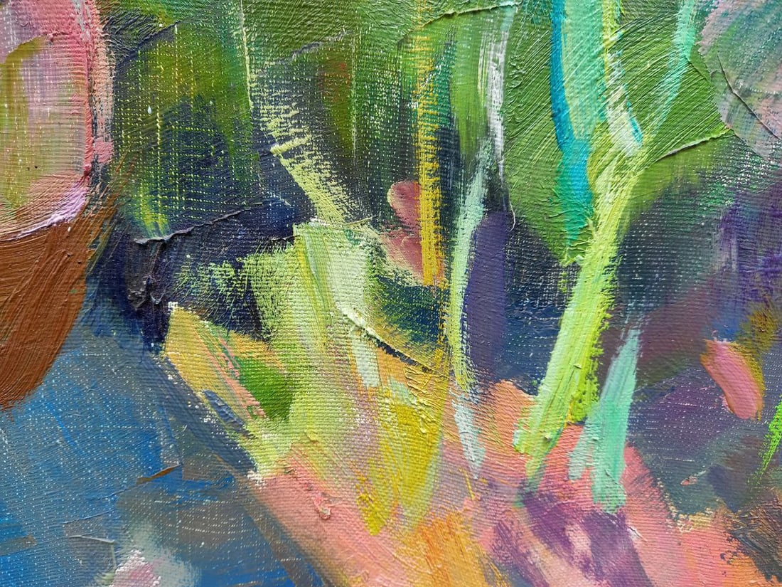 Oil painting In front garden Alex Ditriev - 3