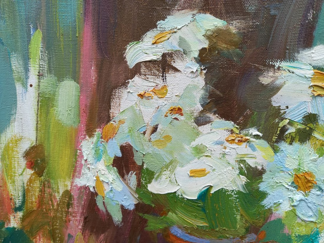 Oil painting In front garden Alex Ditriev - 7