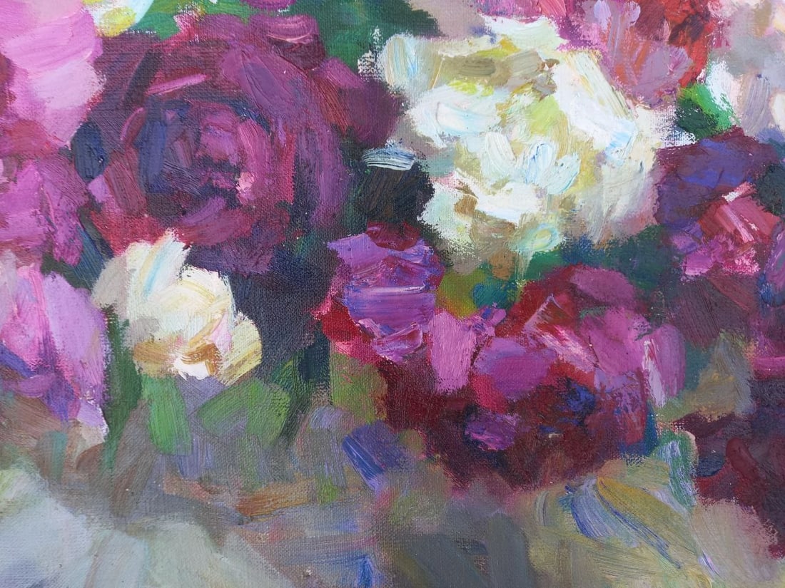 Oil painting Peonies Alex Ditriev - 3