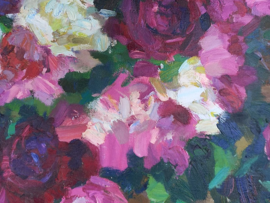Oil painting Peonies Alex Ditriev - 4