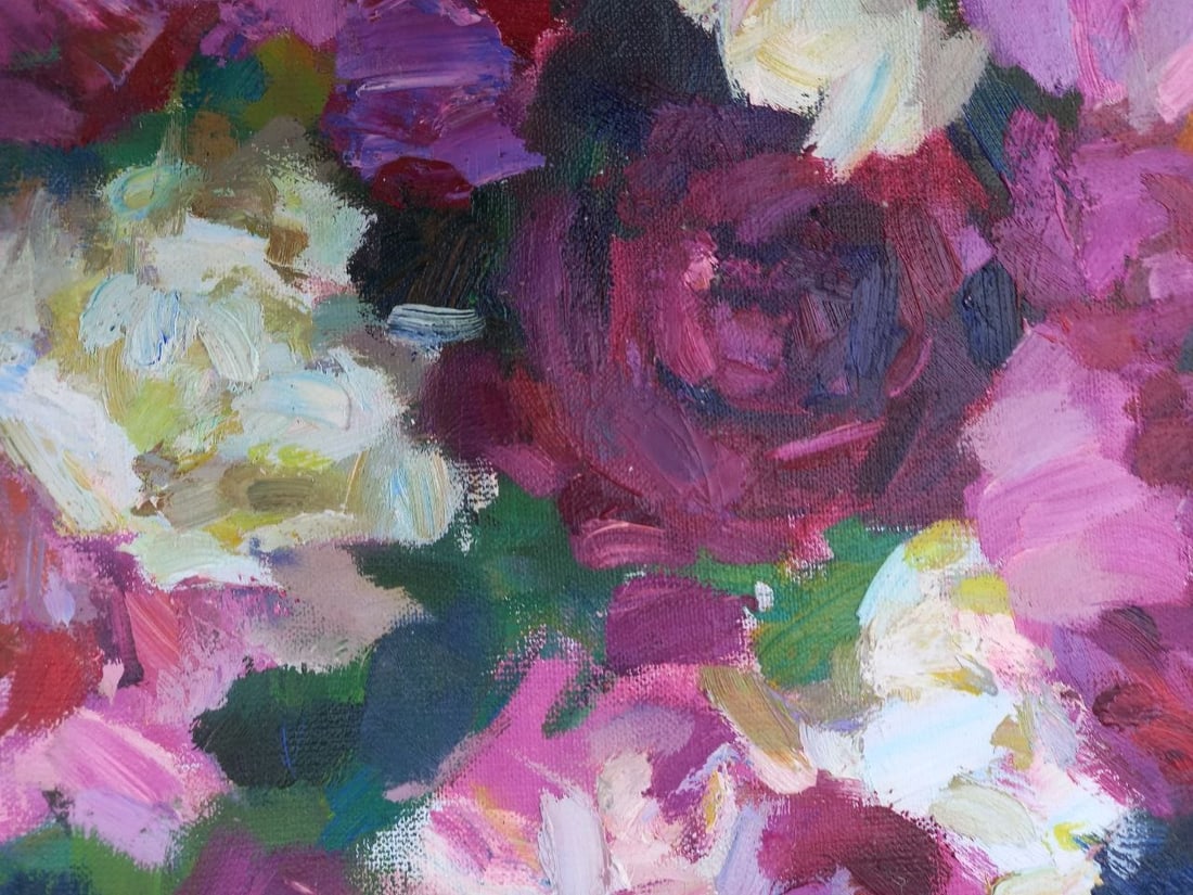 Oil painting Peonies Alex Ditriev - 9