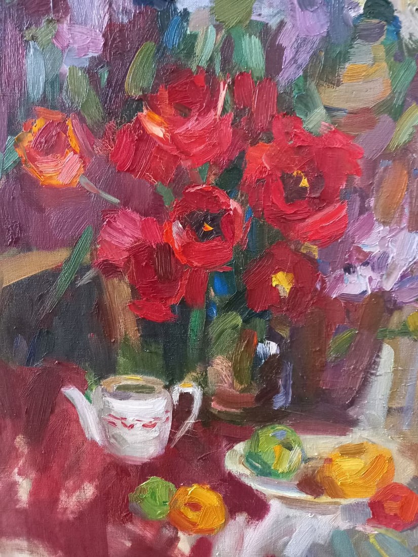 Oil painting May still life Alex Ditriev - 8