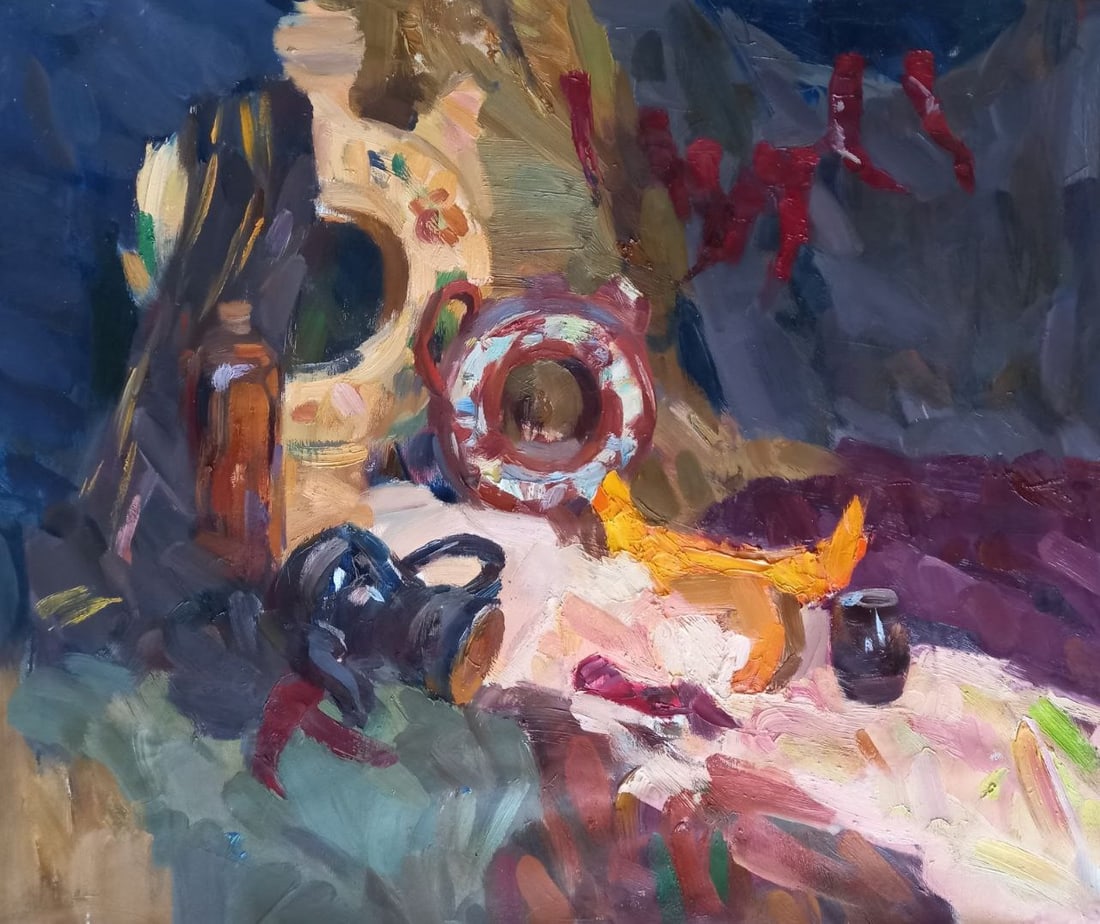 Oil painting Kumantsy Alex Ditriev: Title: Oil painting Kumantsy Alex Ditriev Description: 229AD Painter: Alex Ditriev S?ze: 81x65 cm/ 31.9x25.6 inches Components: oil, canvas Original painting from our collection ERA: Short information