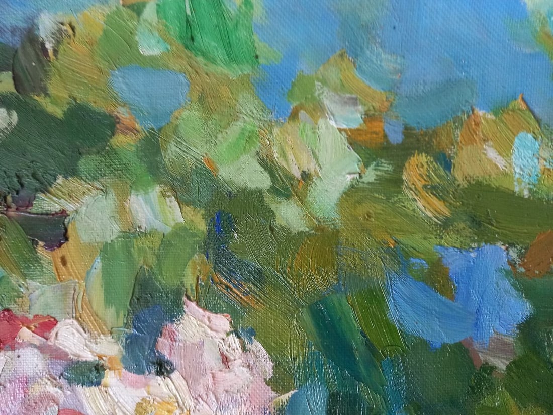 Oil painting Summer in the garden Alex Ditriev - 3