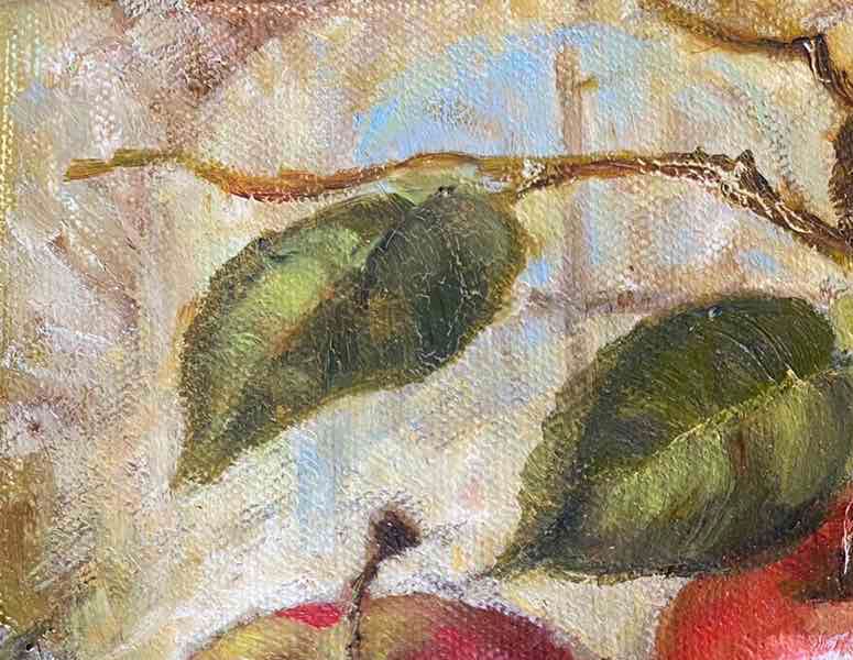 Oil painting apple brothers Maria Mitrick - 10