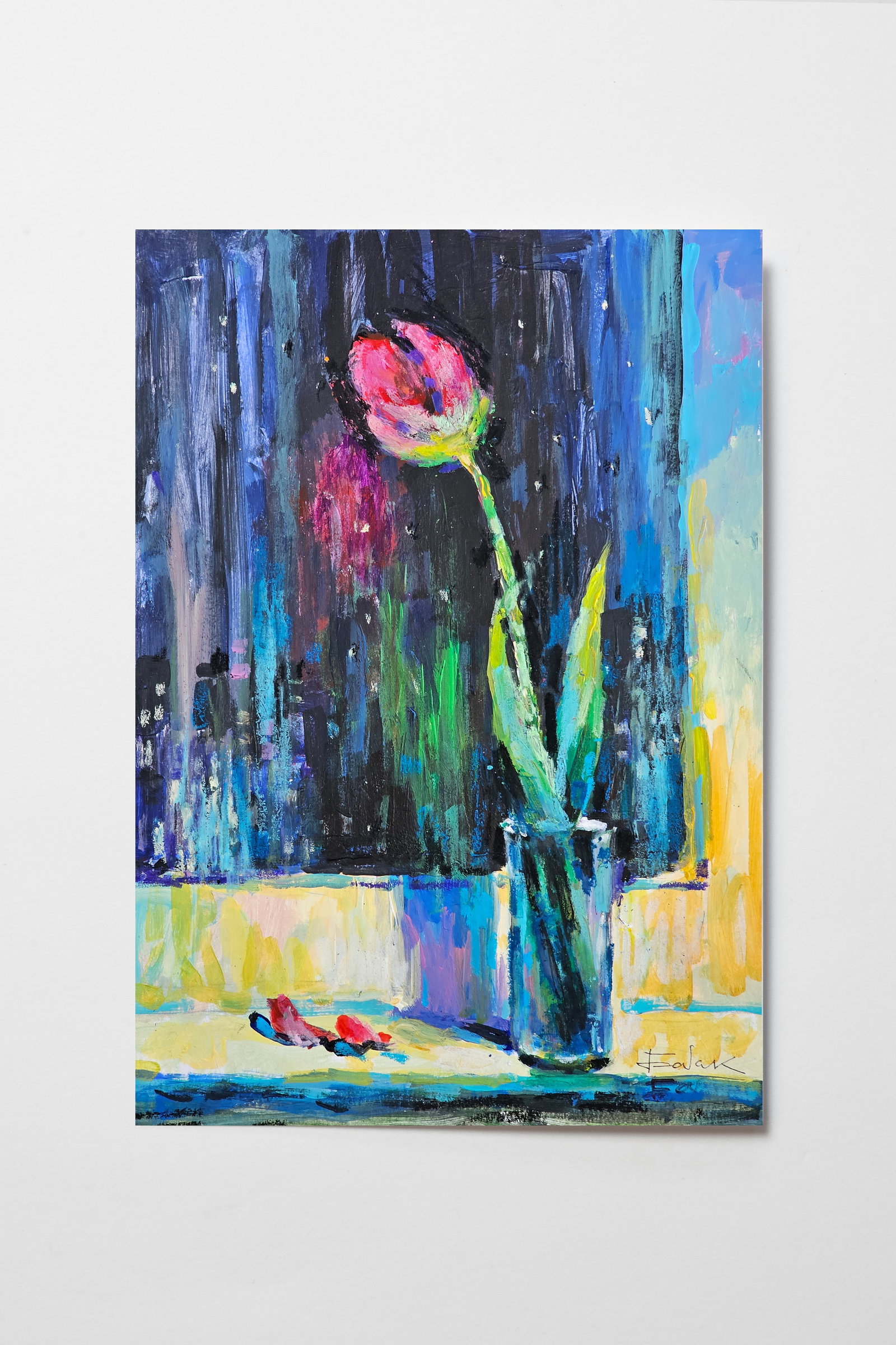 Acrylic painting Tulip Vyacheslav Petrovich Babac - 10