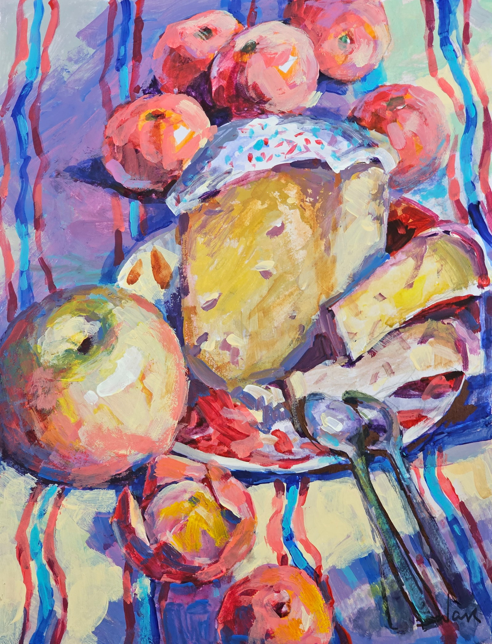 Acrylic painting Easter still life Vyacheslav Petrovich Babac: Title: Acrylic painting Easter still life Vyacheslav Petrovich Babac Description: 206BA Painter: Vyacheslav Petrovick Babac S?ze: 29x22 cm/ 11.41x8.66 inches Component: oil, cardboard Original paintin