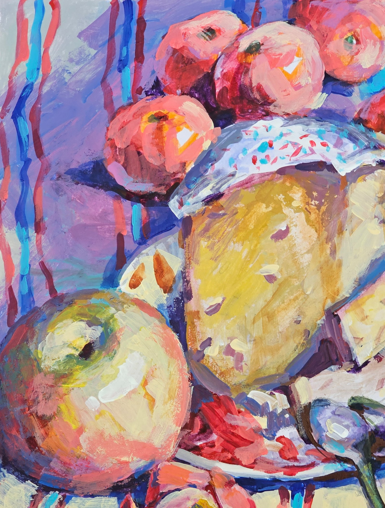 Acrylic painting Easter still life Vyacheslav Petrovich Babac - 3