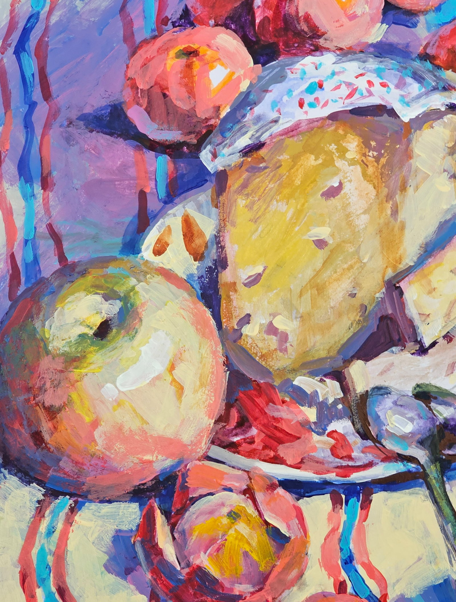 Acrylic painting Easter still life Vyacheslav Petrovich Babac - 8