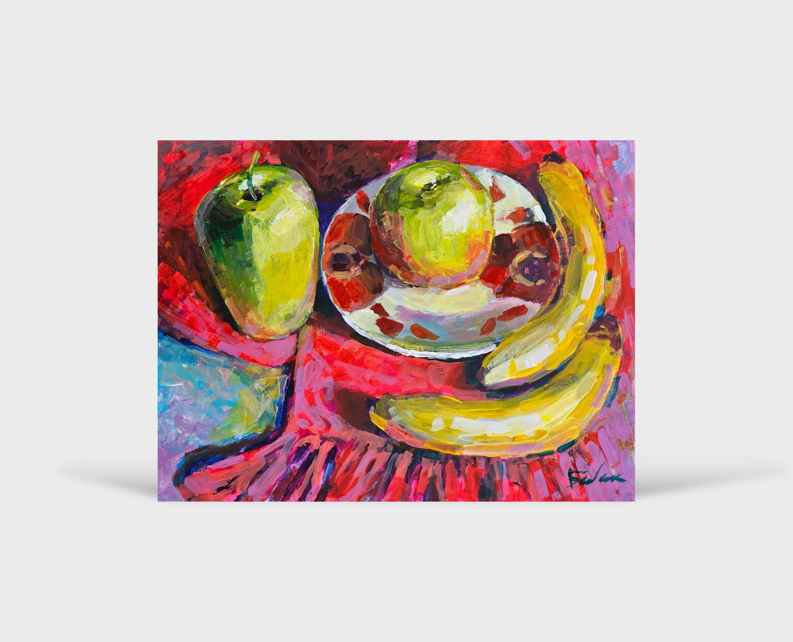 Oil painting Easter fruits Vyacheslav Petrovich Babac - 10