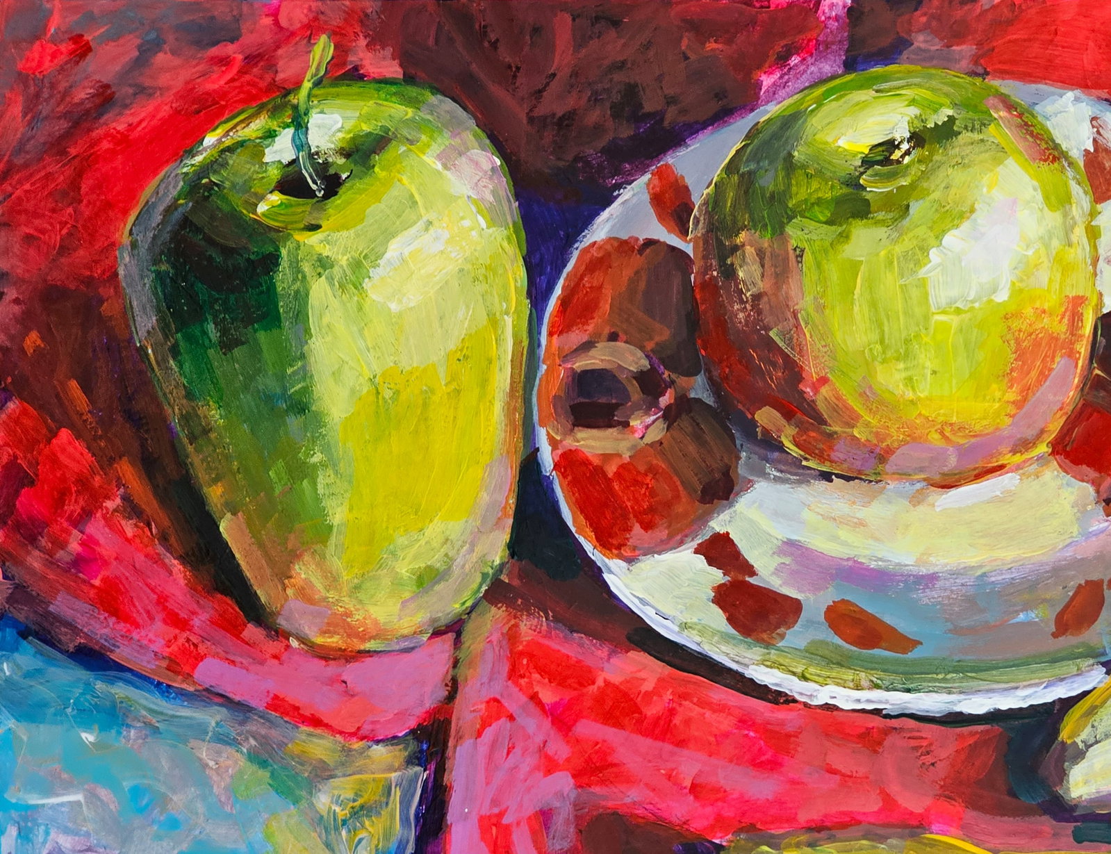 Oil painting Easter fruits Vyacheslav Petrovich Babac - 3