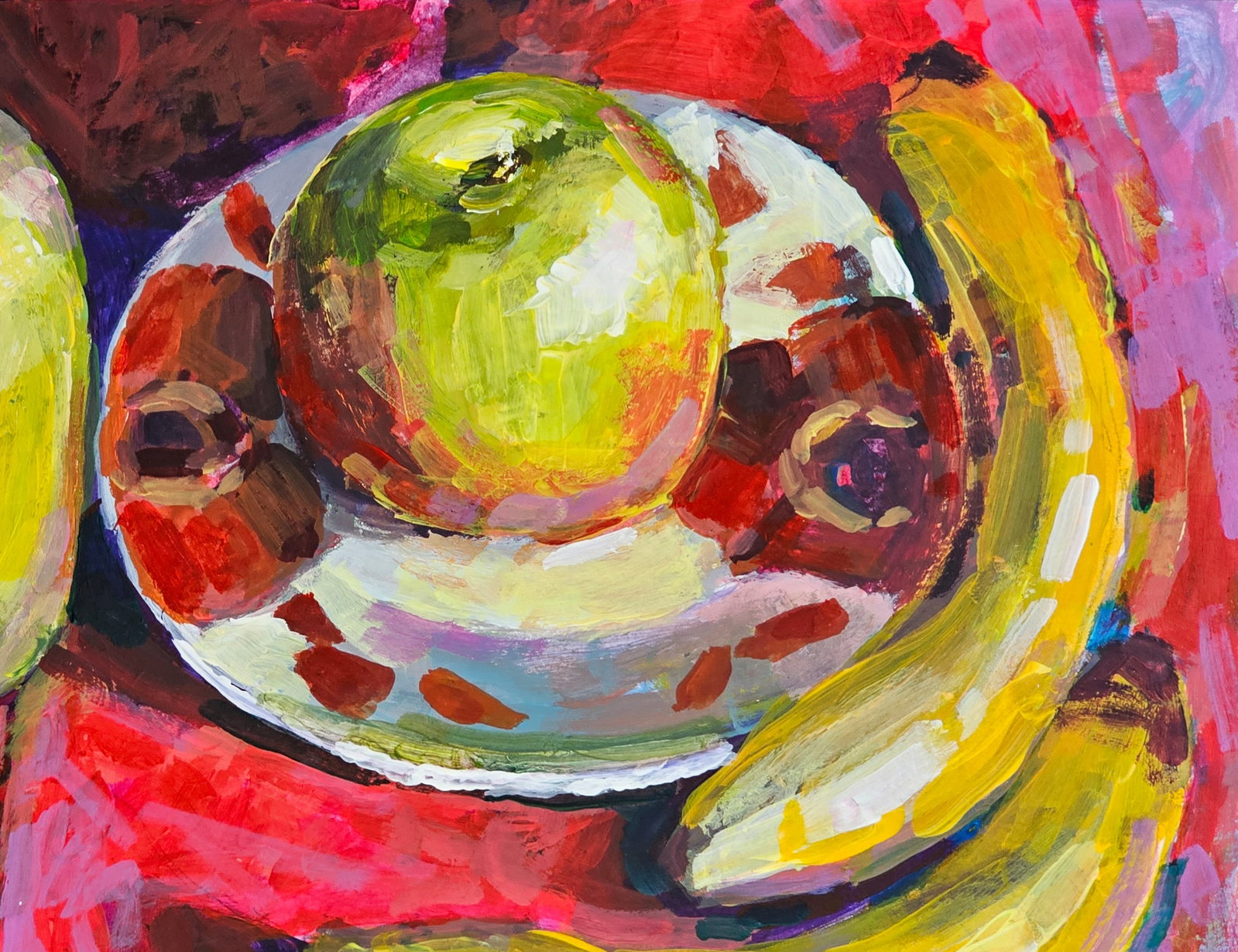 Oil painting Easter fruits Vyacheslav Petrovich Babac - 4