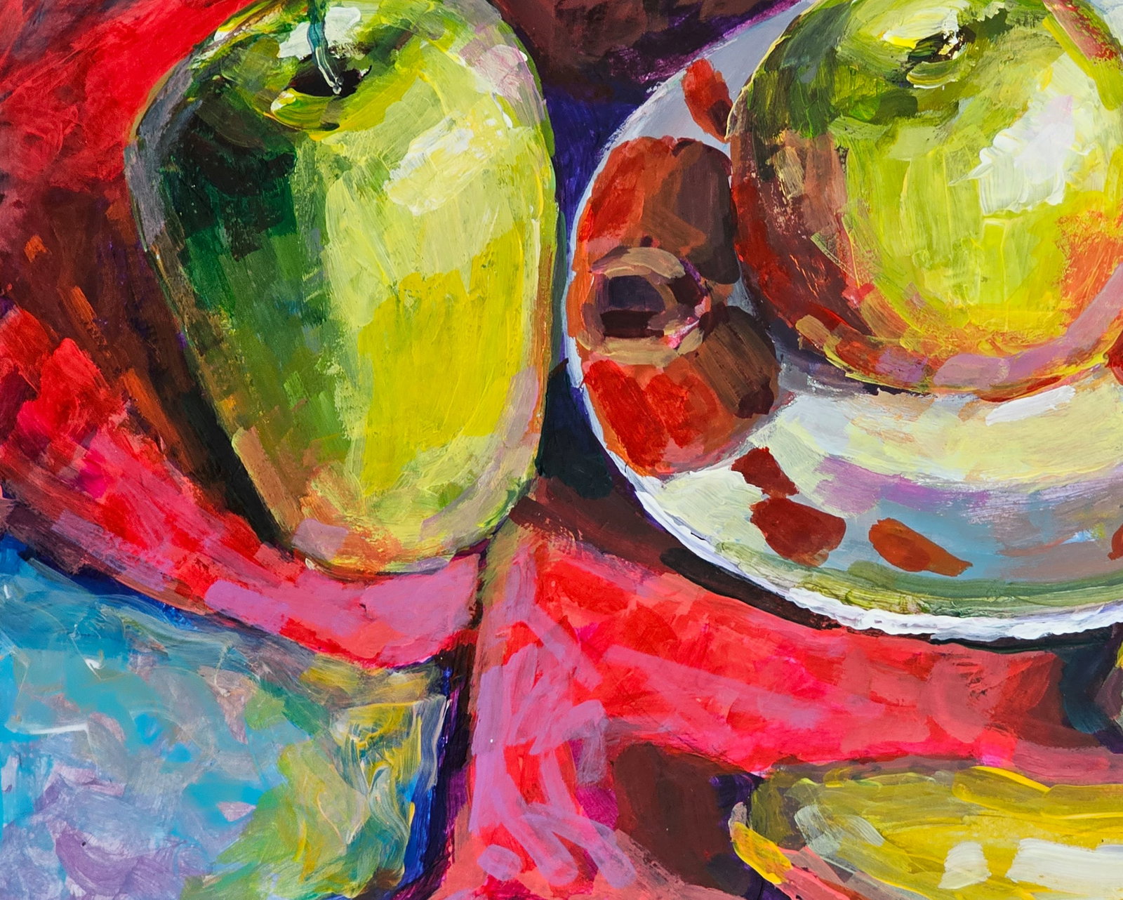 Oil painting Easter fruits Vyacheslav Petrovich Babac - 8