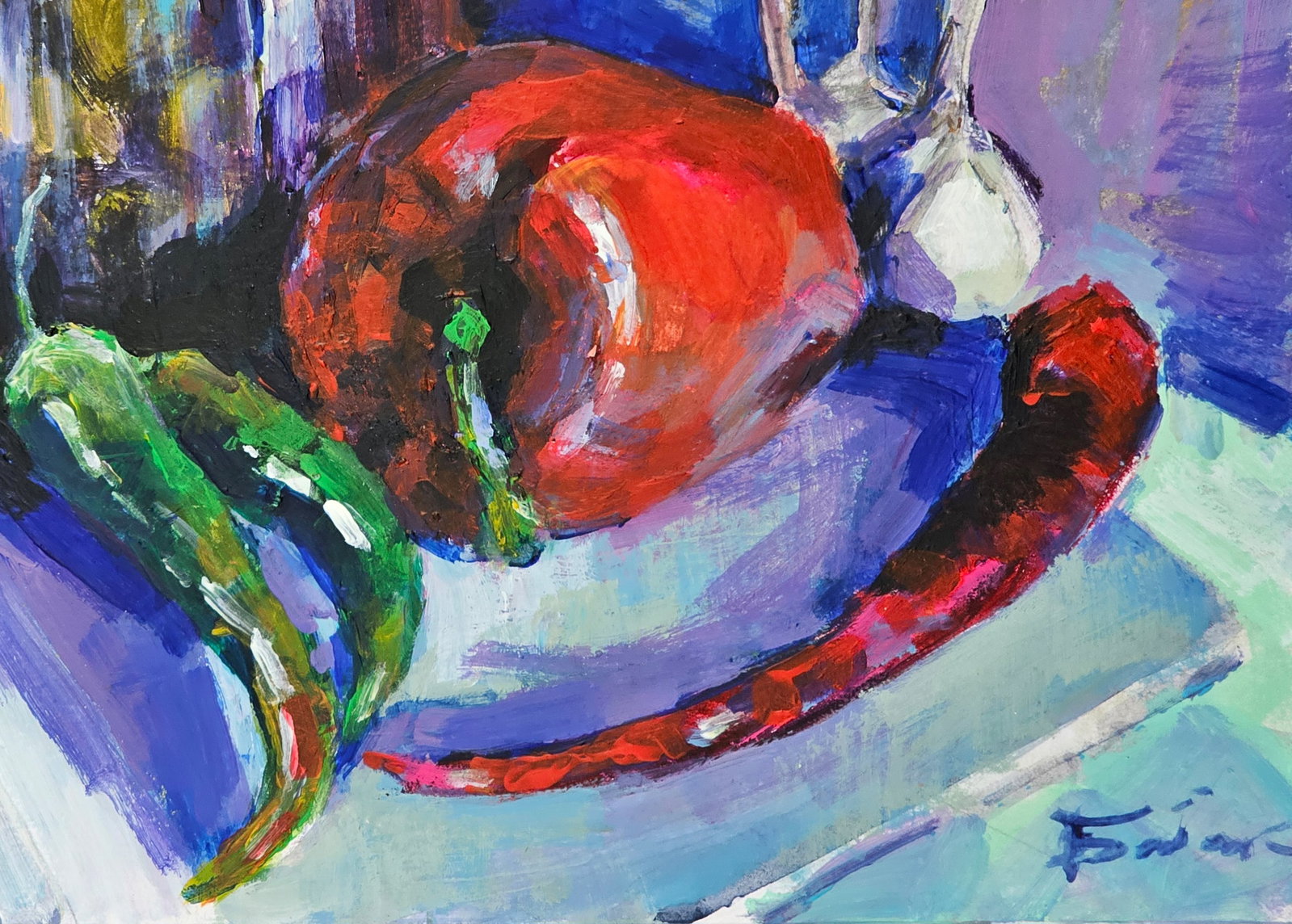 Oil painting Still life Vyacheslav Petrovich Babac - 6