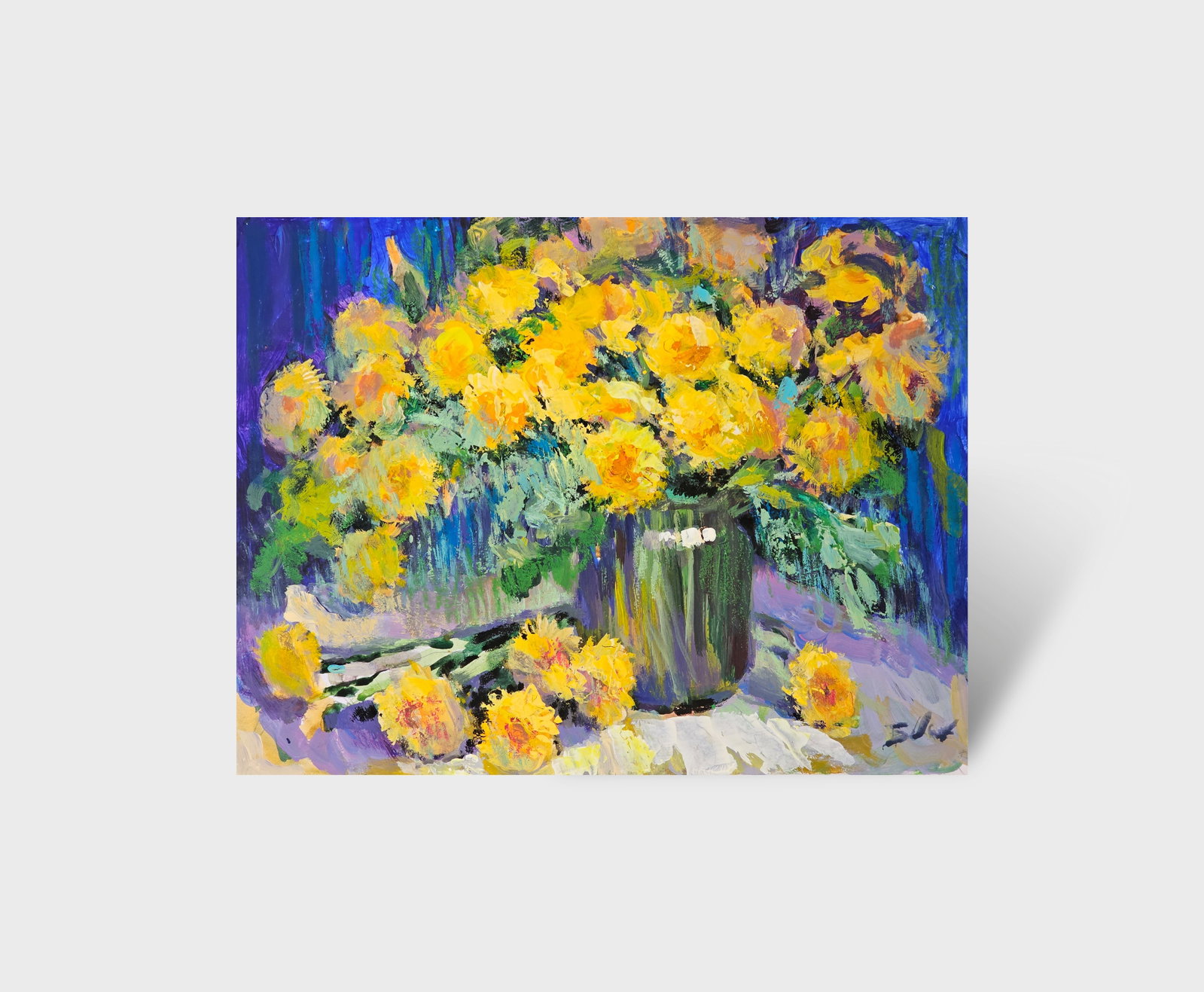 Oil painting Dandelions Vyacheslav Petrovich Babac - 10