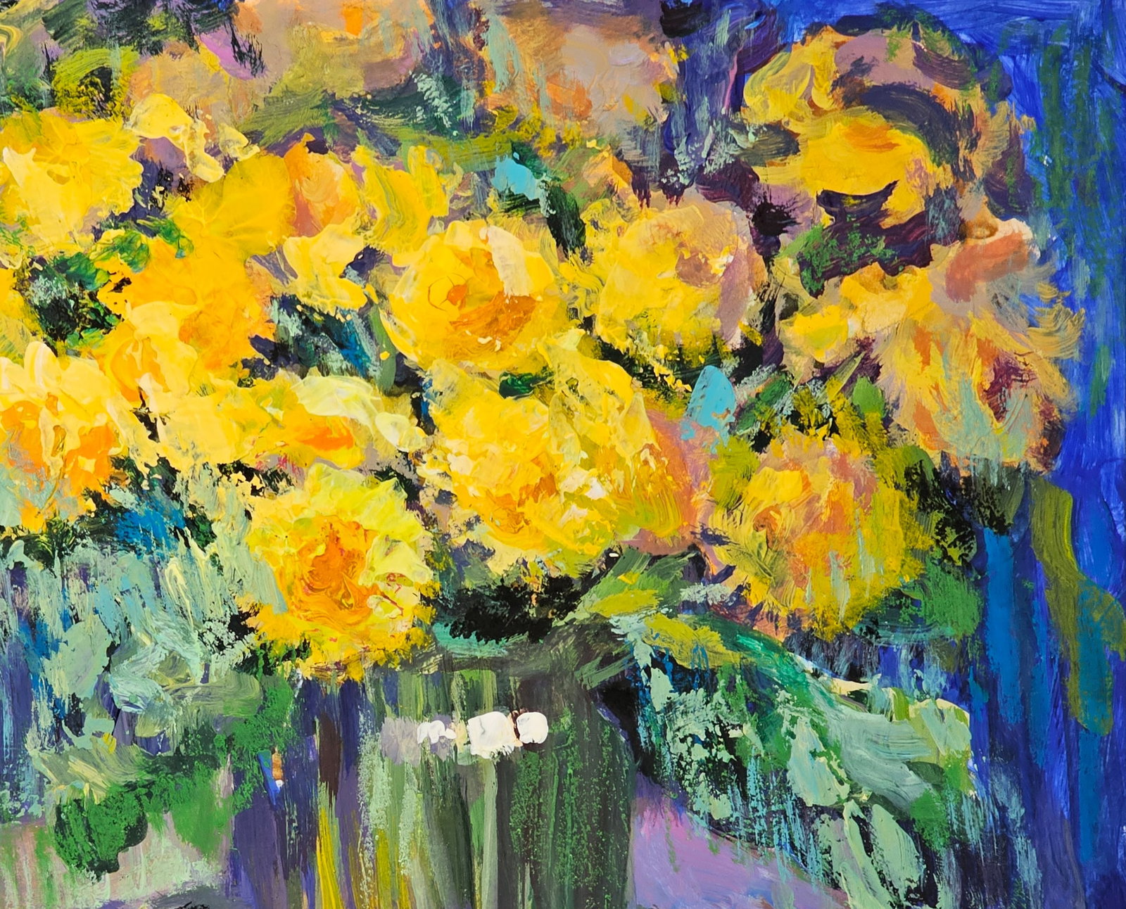 Oil painting Dandelions Vyacheslav Petrovich Babac - 4