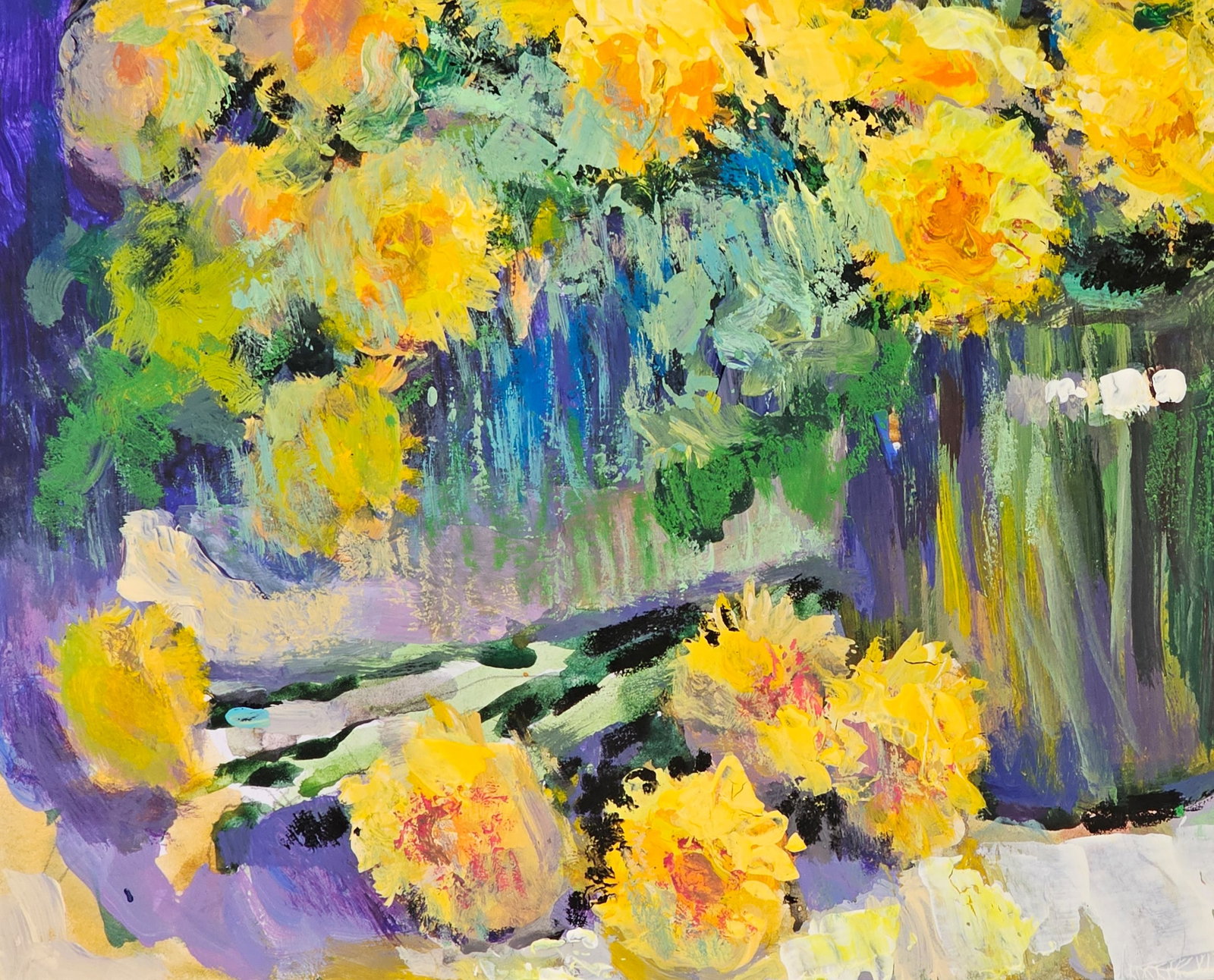 Oil painting Dandelions Vyacheslav Petrovich Babac - 5