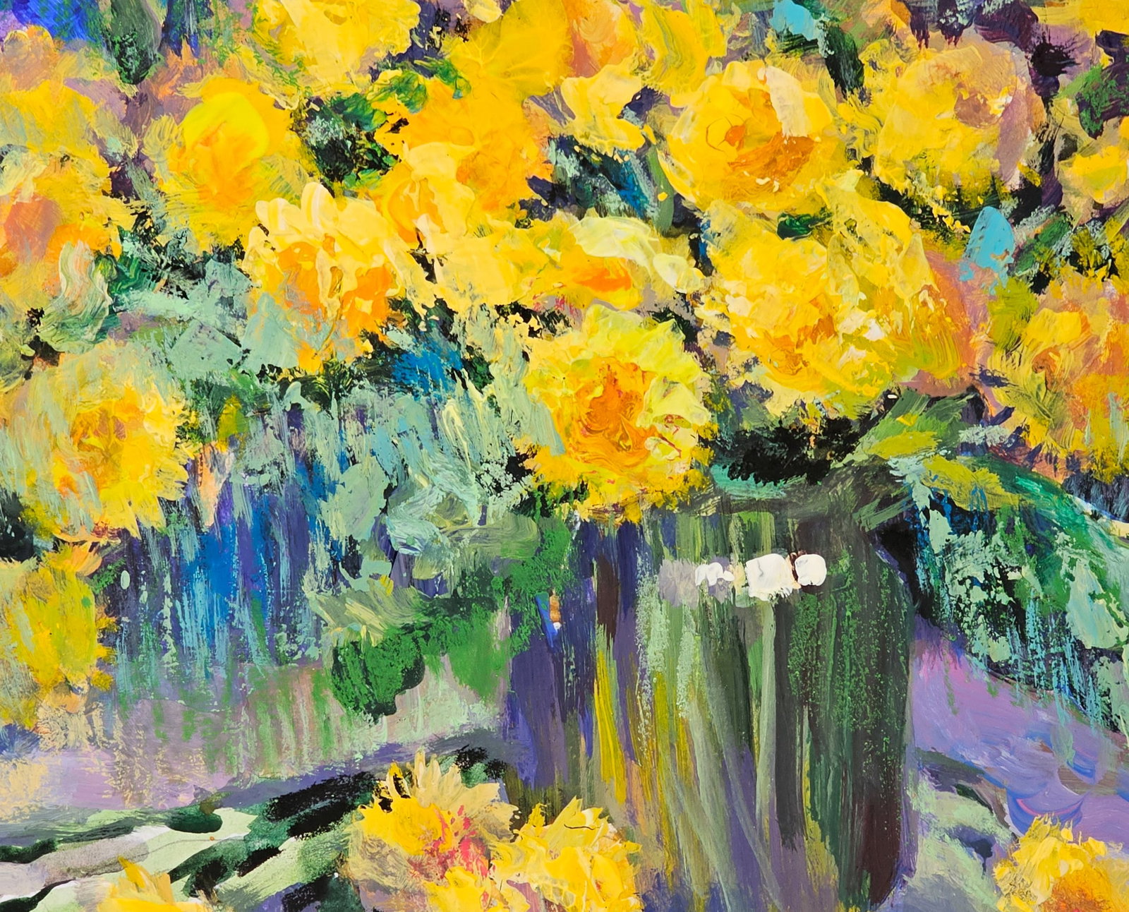 Oil painting Dandelions Vyacheslav Petrovich Babac - 7