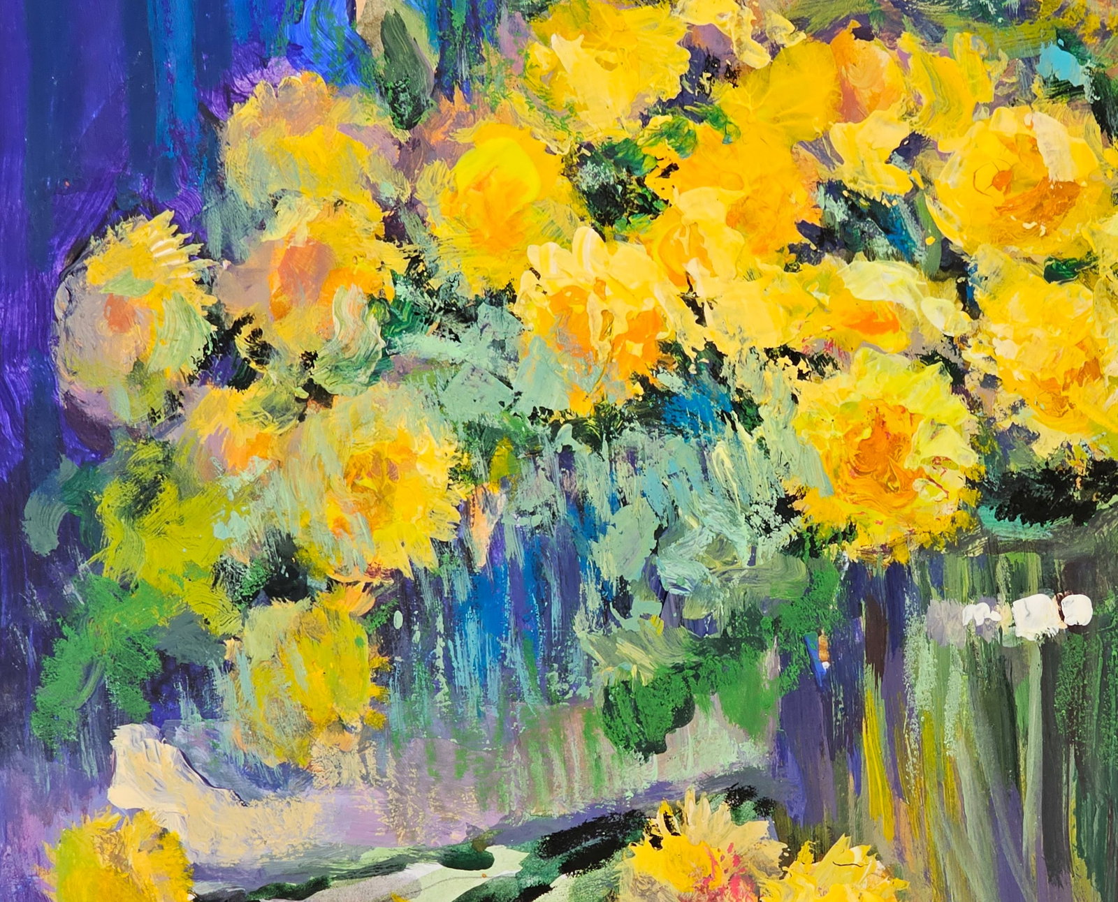 Oil painting Dandelions Vyacheslav Petrovich Babac - 8