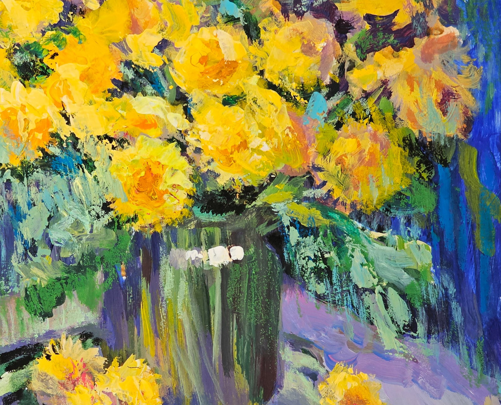 Oil painting Dandelions Vyacheslav Petrovich Babac - 9