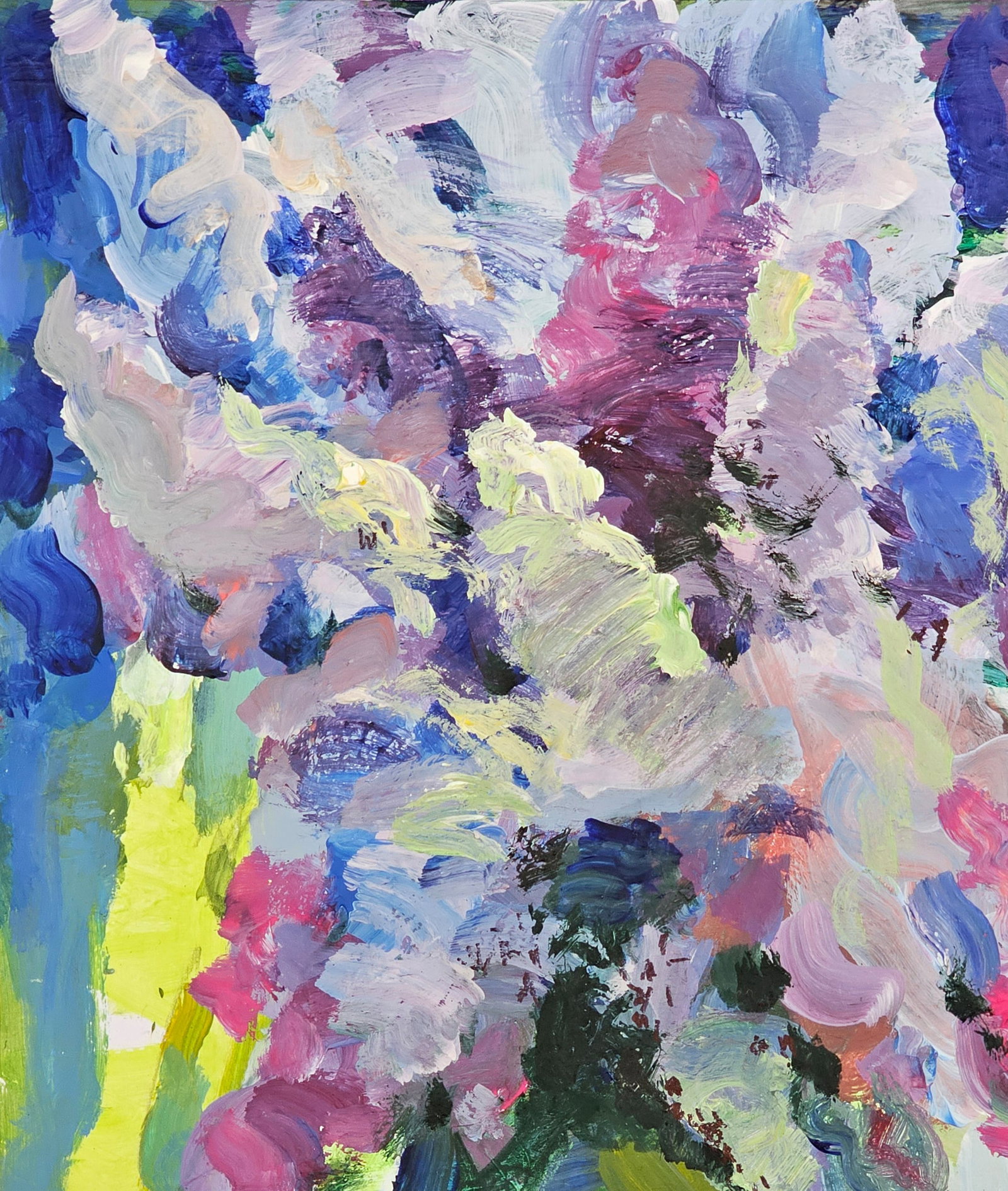 Acrylic painting a bouquet of lilacs Vyacheslav Petrovich Babac - 3