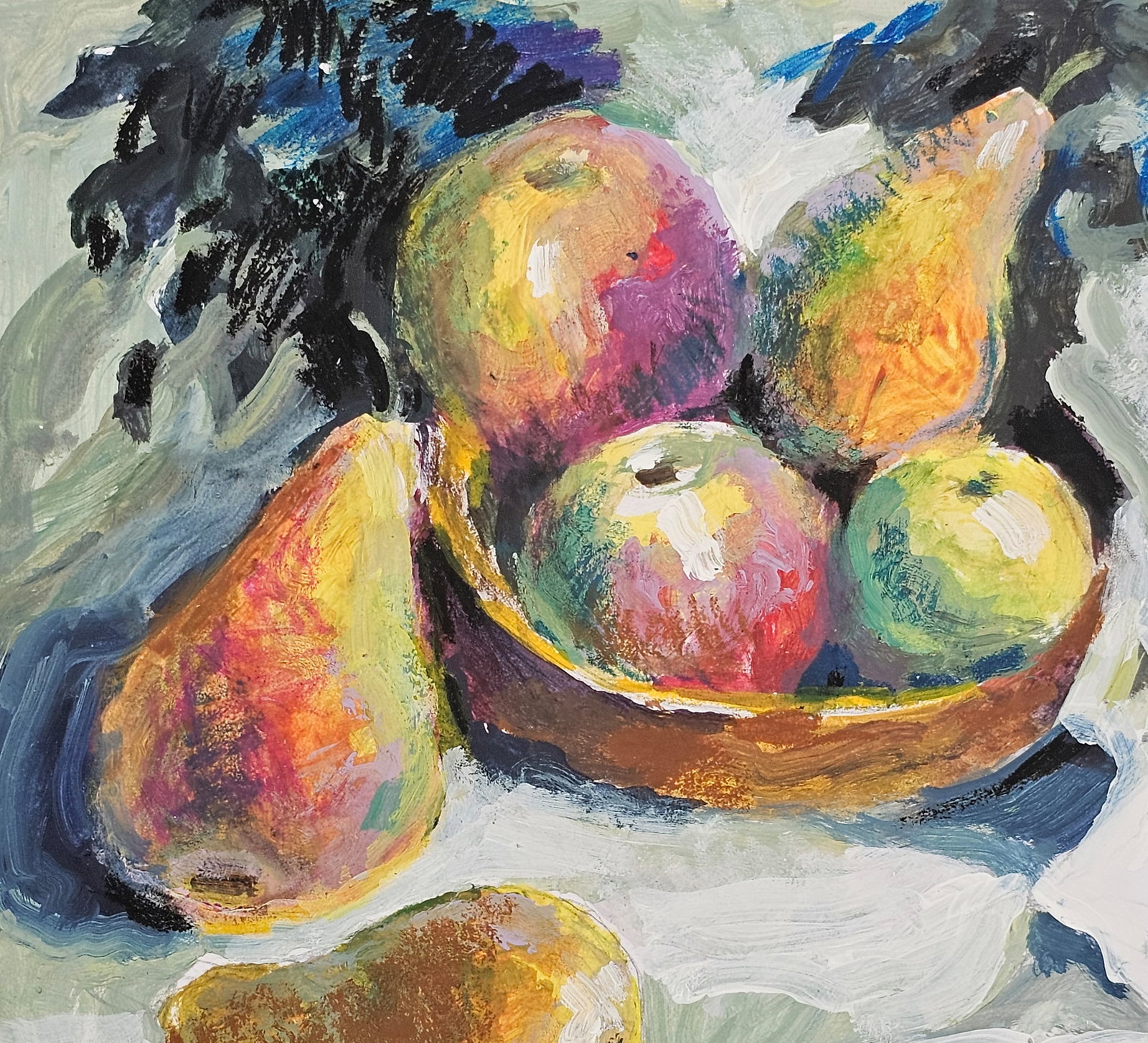 Acrylic painting Fruit still life Vyacheslav Petrovich Babac - 3